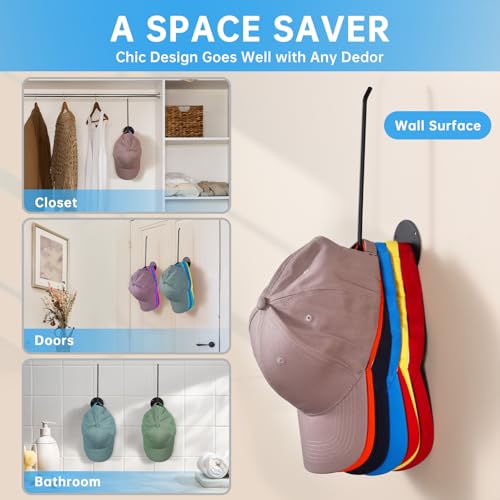 Letohoumia Hat Rack For Wall 2 Pack thumb #4