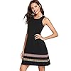Romwe-Womens-Summer-Boho-Sleeveless-Embroidered-Hem-Loose-Casual-Tank-Dress ROMWE Women's Summer Boho Sleeveless Embroidered Hem Cotton Loose Casual Tank Dress Black L