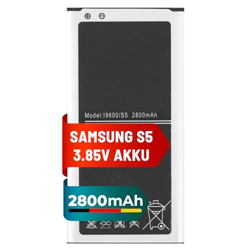 Mpsmobile® Samsung Galaxy S5 Akku – EB-BG900BBE | 2800mAh | kompatibel mit Samsung Galaxy S5