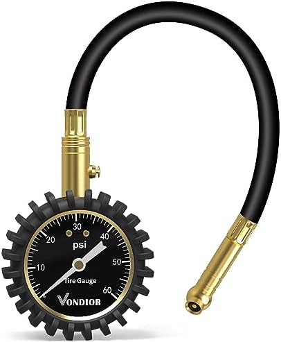 Vondior Tire Pressure Gauge, Certified ANSI 0-100 PSI Tire Gauge for Cars