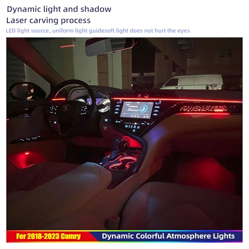 Luces LED ambientales interiores para Toyota Camry 2018-2023 miniatura 4