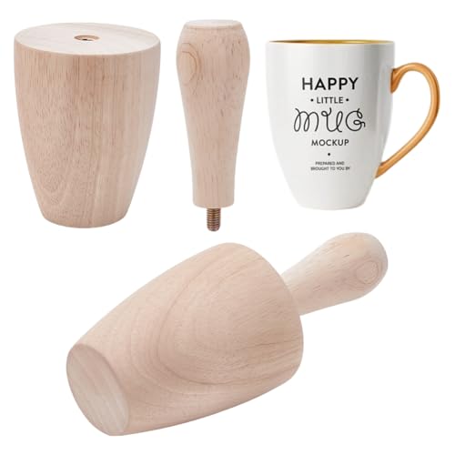 Ottimo design:questo stampo per tazze in legno offre portabilità per la tua ceramica artigianale. Puoi usarlo per creare qualsiasi lavoro creativo. È di dimensioni compatte e può essere facilmente riposto nello spazio di lavoro, pur garantendo un'eccellente funzionalità per vari lavori di ceramica