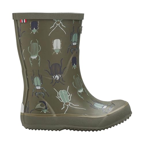 Viking Indie Print Rubber Boots, Khaki/Linen, 31