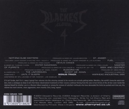 Miniatura 2 de Blackest Album 4 Tribute to Metallica Various