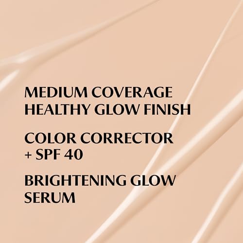 Image of IT Cosmetics CC+ Nude Glow SPF 40 - Medium Coverage Foundation, 2% Niacinamide + Hyaluronic Acid Brightening Glow Serum, Lightweight Up to 24H Hydration, Normal to Dry & Mature Skin - 1.08 fl oz