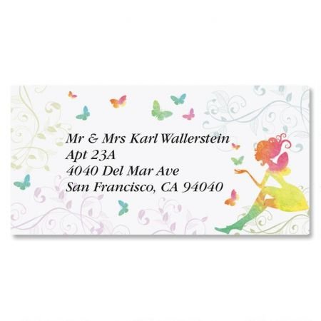 Personalized Return Address Labels - 144 Self-Adhesive Border Labels 1-1/8 X 2-1/4 Inch