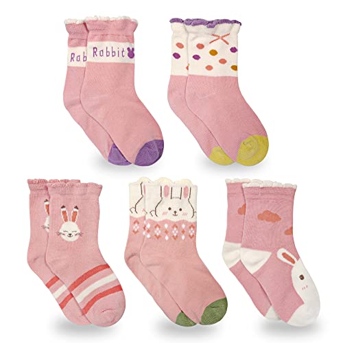 SESAMIS 5 Paar Kindersocken,Mädchen Jungen Baumwolle socken 27-30 31-34,lustige socken kinder,weihnachtssocken kinder Cover