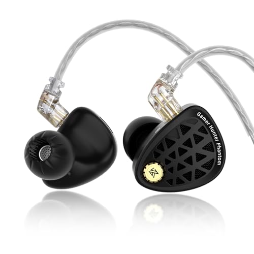 Écouteurs de jeu USB C avec basses profondes et isolation phonique KZ Phantom