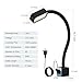 Magnetic Work Light, 1300 Lumens Led Machine Light with Strong Magnetic Base, Flexible Gooseneck Magnetic Lamp for Lathe and Drill Press, 10W 120V