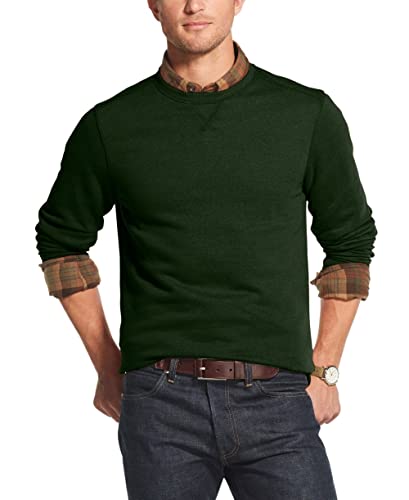 G.H. Bass & Co. Men's Mountain Long Sleeve Sueded Fleece Crewneck