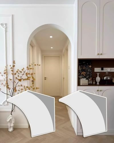 Kit de pintura para arco de puerta medio redondo de espuma flexible para aberturas de casa