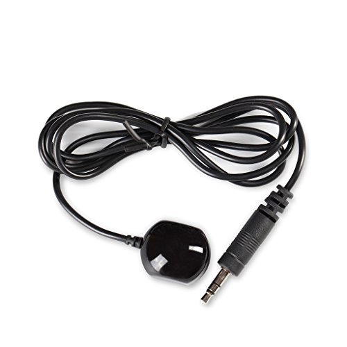 XMprimo 3 feet 37.9KHz (38KHz) Infrared Receiver Extender Cable, Suit for TV Sets, Video Recorder, STB, Satellite Receivers, DVR etc, 3.5mm Stereo Plug