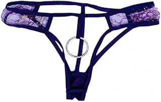 bnf Men's G-String Underwear | Hollow Ring Pouch Jockstrap Thongs Briefs | Stretchy Polyester Fabric for Comfort & Flexible Fit | Purple Color-picture-10