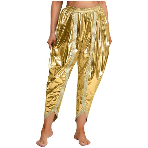 Lorilida Adult Dhoti Pants for Women Baggy Boho Yoga Pants