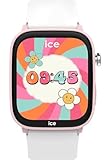ICE-WATCH - ICE smart junior 3.0 Find My Pink White - Orologio connesso geolocalizzabile rosa da Bambine con Cinturino in silicone - 024549 (1.75 pollici)