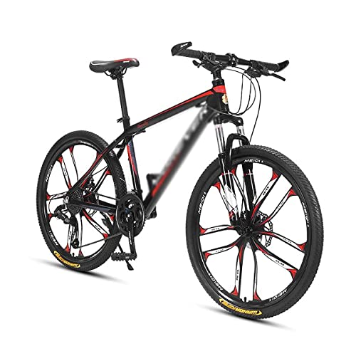 BaiHogi Profi-Rennrad, 27 Speed-Mountainbike for Jungen, Mädchen, Männer und der Frauen 26-Zoll-Räder Doppelscheibenbremse mit Carbon-Stahlrahmen/Blau / 27 Geschwindigkeit