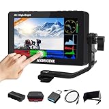 ANDYCINE A6 II 1600nits 5,5 Zoll Kamera Monitor Touchscreen Field DSLR Monitor 4K HDMI Eingang/Ausgang Full HD 1920x1080 IPS 3D-Lut Video Peaking Focus Assist