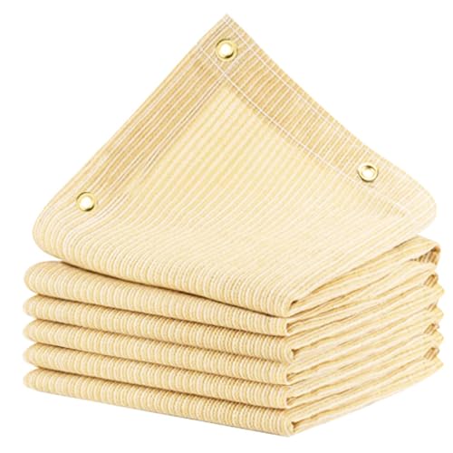 xihakey 90% Sun Shade Cloth, 10X10 FT Pergola Shade Cover, Reinforced Grommets, UV Protected Shade...