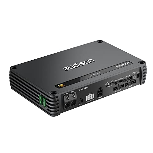 Audison AF-M5.11-bit 1200W 5-Channel Amplifier with DSP, 100W x 4 + 400W at 4-Ohms, 150W x 4 + 600W at 2-Ohms