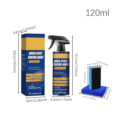 Ceramic Spray Coating, 120ml, efecto rápido y alto brillo miniatura 2