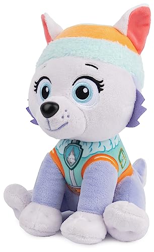 PAW PATROL GUND Everest 23 cm – wysokiej jakości pluszowe zwierzątko do popularnego serialu telewizyjnego, szczegółowe wzornictwo z haftowanymi oczami, od 1 roku życia