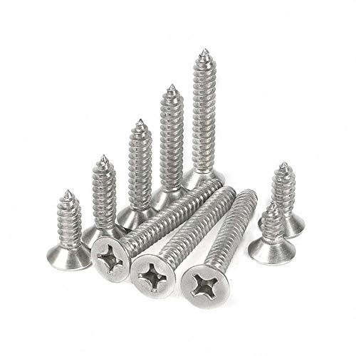 Tornillos Autoperforantes M1.2x5mm Cabeza Plana 300 Pzas