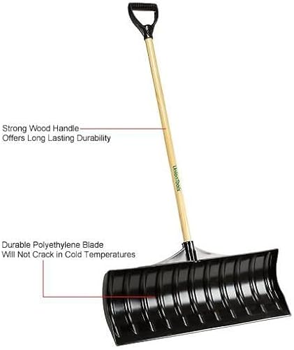 Miniatura 6 de UnionTools 1602100 Union Tools - Empujador de nieve de polietileno, 30 pulgadas
