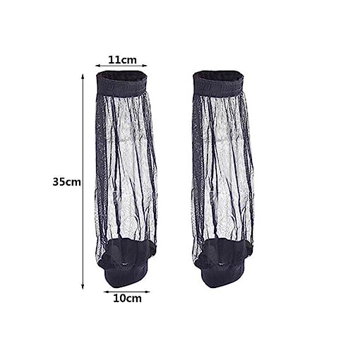Mesh Jambe Protector Mosquito Foot Net Anti-Mosquito Foot Net Sock Socks Garg Protector Outdoor Survival Camping Equipment Travel Mosquito Net 1 Paire – Image 5