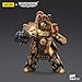 BEERISE JOYTOY 1/18 Action Figures - Warhammer The Horus Heresy Legio Custodes Aquilon Terminator Squad Aquilon with Lastrum Storm Bolter - 5‘’,Classic Character,Collectible,Age 15 and Above