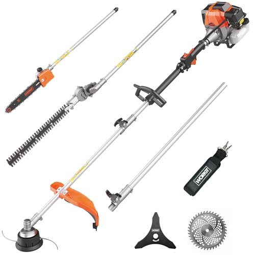 WORKIT 52CC 2-Cycle Gas Weed Wacker 5-in-1 Multi-Tool
