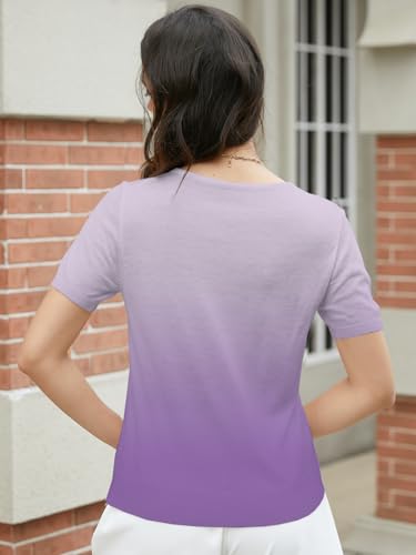 Image of DAIMIDY Women's Short Sleeve Sweater V Neck Summer Knit Tops | Business Casual Tops| Soft,Lightweight,Breathable and Comfortable| Perfect for Shopping,Date,Vacation,Daily Wear Etc.