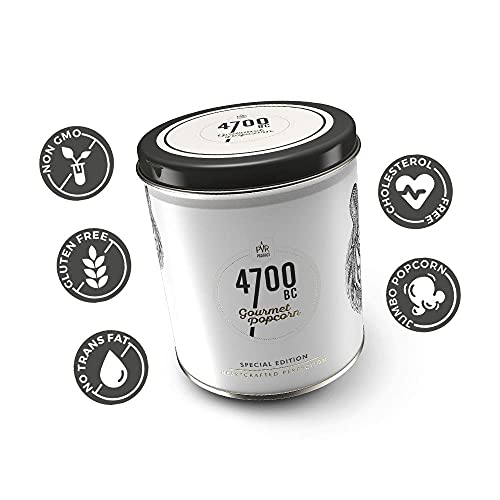 Image of 4700BC Gourmet Popcorn, Peanut Butter Chocolate, Tin, 125g