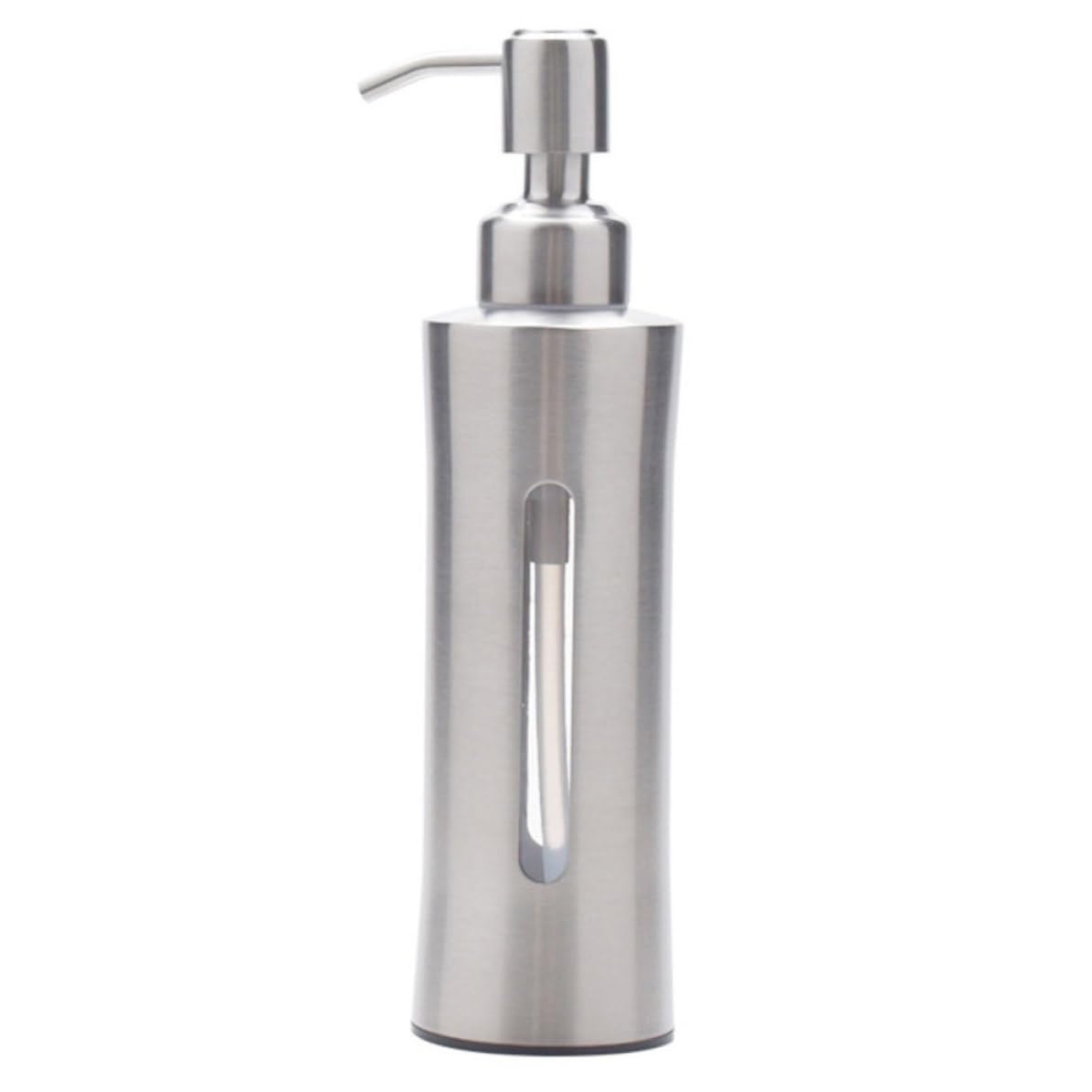 Dispenser Sapone Liquido in Acciaio Inox Argento Pompa