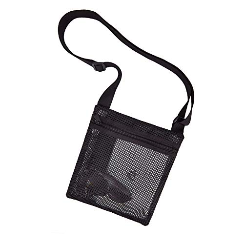 USPECLARE Heavy Duty Semi-Transparent Mesh Purse See Through Mesh Crossbody Bag2