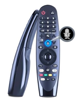 Magic Voice Remote Control for LG OLED/Nanocell/QNED/UHD Smart Series TV, Replacement Voice Remote Control for 2017 2018 2019 2020 2021 Models (AN-MR18BA MR19BA MR20GA MR650A AKB75855501)