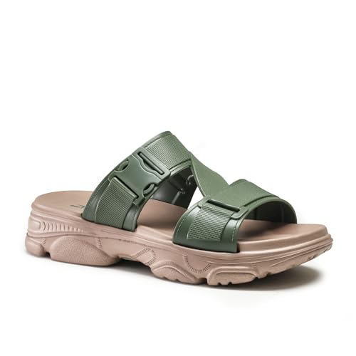 Image of ASIAN Women's FEMINA-06 Comfortable & Light Weight Slippers for women | Stylish & Anti-Skid Sandals for Adult | Waterproof & Everyday Use slip ons for Girls and Ladies