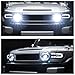 SPEC-D TUNING Black Projector Headlights w/LED Sequential Turn Signals and Startup Animation Compatible with 2007-2014 Toyota FJ Cruiser, Left + Right Pair Headlamp Assembly