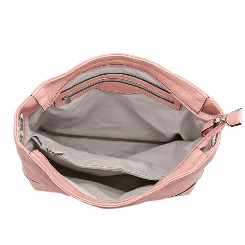 Image of Hobo Shoulder Bag with Big Snap Hook Hardware