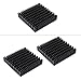 Cooling Device Aluminum Radiator Pad for Electronics Heat Dissipation with Conductivity Tape 60x60x15mm Chip Heat Sink