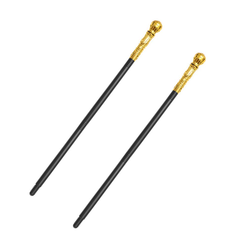 NUOBESTY 2pcs King Scepter Queen Scepter Dress up and Role Play Costume Accessory for Kids