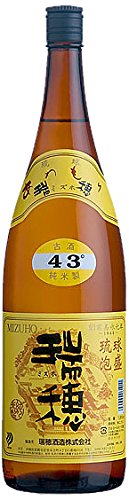 Amazon.co.jp: 瑞穂 瑞穂古酒 43度 1800ml : 食品・飲料・お酒