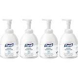 PURELL Advanced Green Certified Hand Sanitizer, Gentle & Free Foam, 535 mL EcoLogo Certified Sanitizer Table Top Pump Bottles (Case of 4) - 5791-04