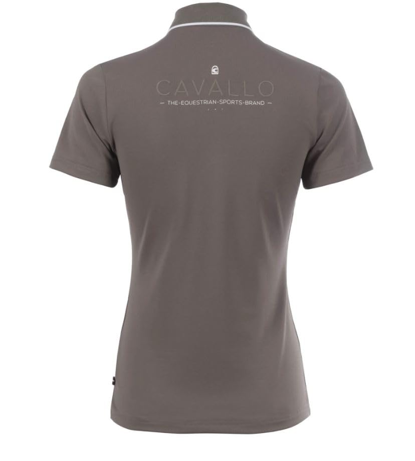 Cavallo Pique Polo Shirt Damen Sepia Olive Sportswear FS 2024