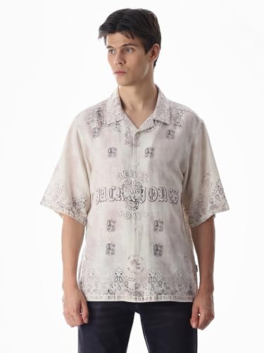 Image of Jack & Jones Men Cotton Solid Regular Fit T-Shirt