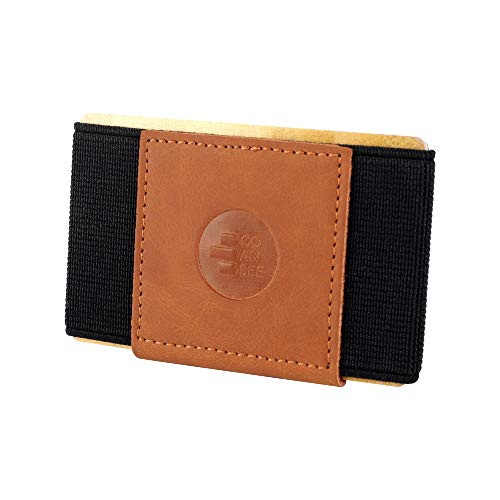 Cartera Tarjetero Minimalista para Hombre y Mujer. Billetera pequeña Deportiva, compacta y Casual con Capacidad para Tarjetas de crédito, Monedas y una pequeña Llave. GOANSEE Sport.