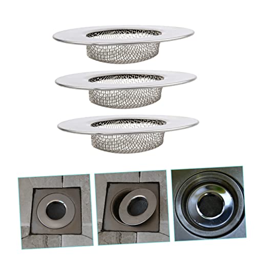 Filtro para desagüe de acero inoxidable OSALADI 3 piezas miniatura 5