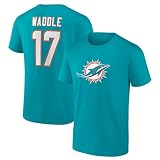 Fanatics Men's Jaylen Waddle Aqua Miami Dolphins Player Icon Name & Number T-Shirt -  Fanatics/Ruppshirts