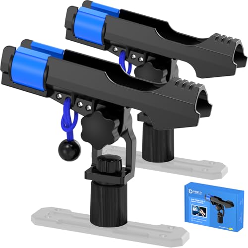 VEXPLO Track Mount Kayak Rod Holder Fishing Pole Holder for Boat 2 Pack