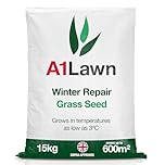 A1 Lawn, Winter Repair Grass Seed - Low Temperature Germination, Hard-Wearing, DEFRA Certified, 15kg