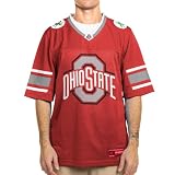 COLOSSEUM Men's Ohio State Buckeyes Football Jersey (Red, XX-Large)